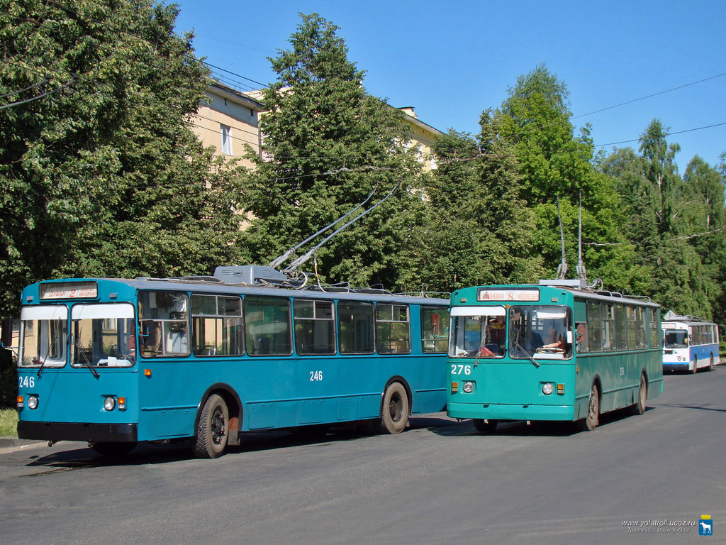 Йошкар-Ола, ЗиУ-682В № 246; Йошкар-Ола, ЗиУ-682В-012 [В0А] № 276