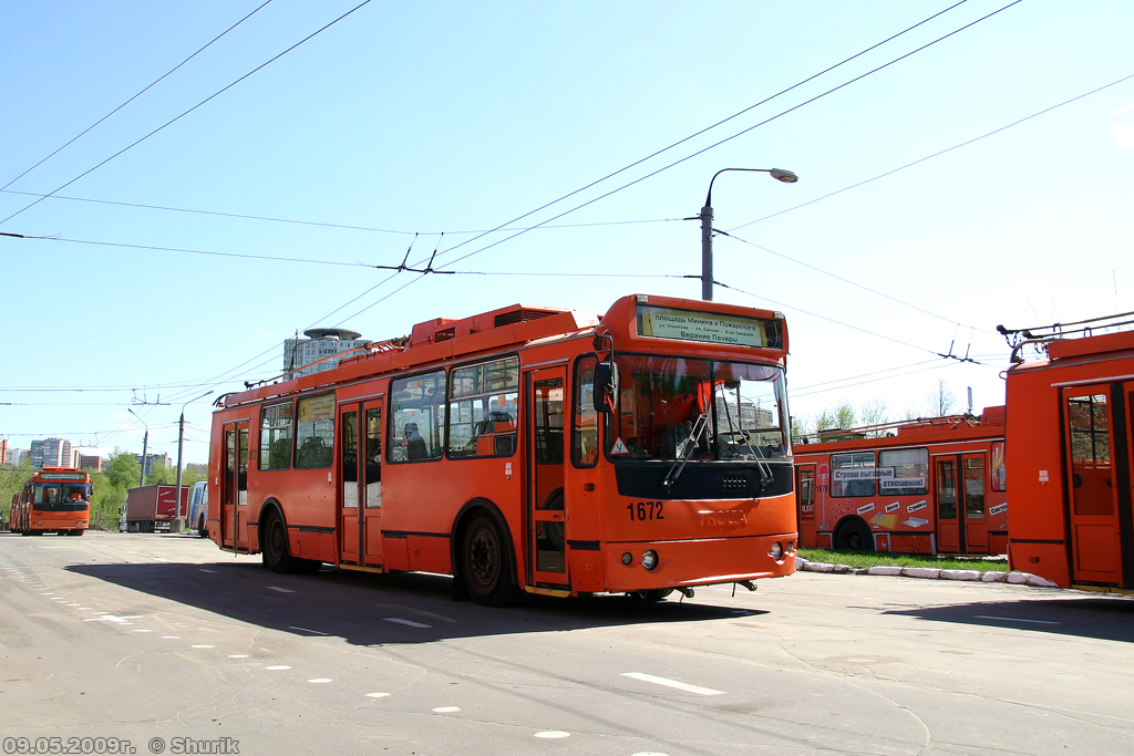 Нижний Новгород, ЗиУ-682Г-016.03 № 1672 Нижний Новгород, ЗиУ-682Г-016.03 № 1672