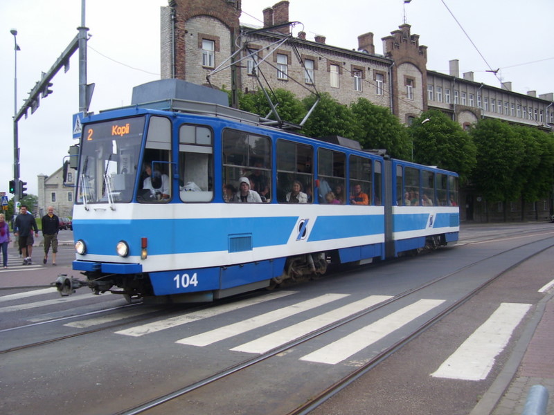 Таллин, Tatra KT4SU № 104