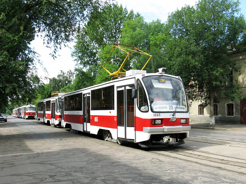Самара, 71-405 № 1065; Самара — Конечные станции и кольца (трамвай)