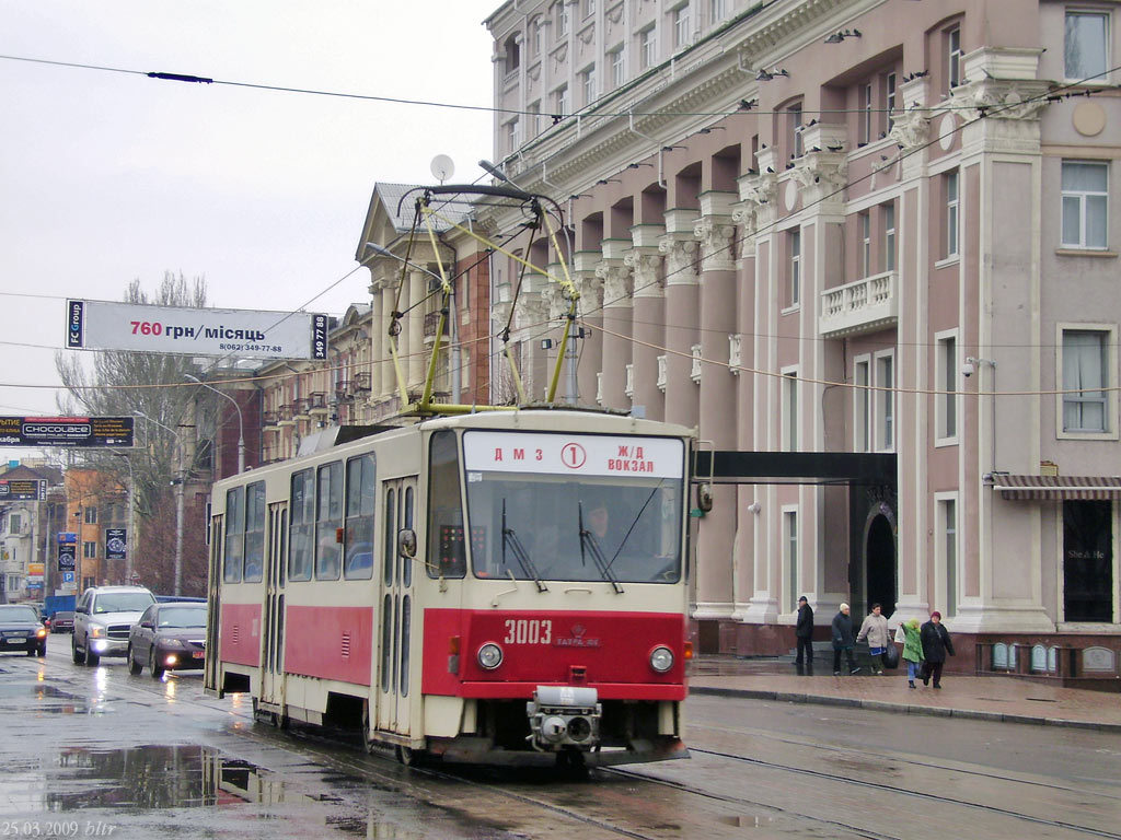 Донецк, Татра-Юг Т6Б5 № 3003