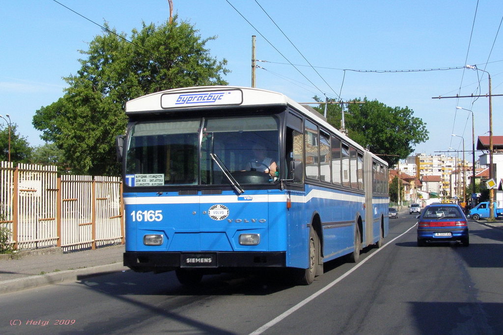 Бургас, Volvo/Hess/Siemens B58 № 16165