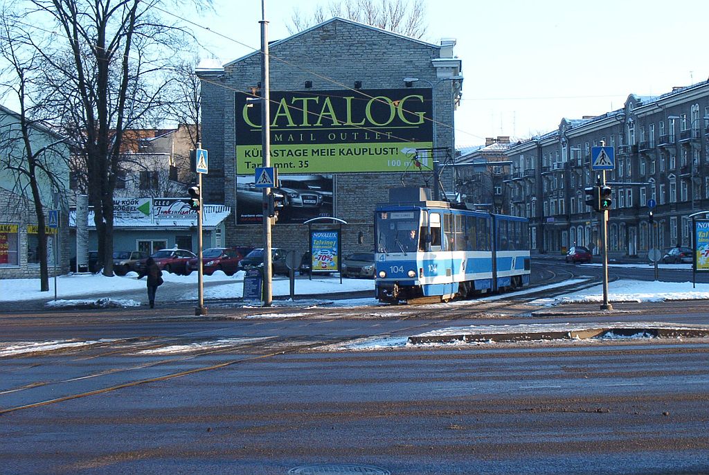 Таллин, Tatra KT4SU № 104