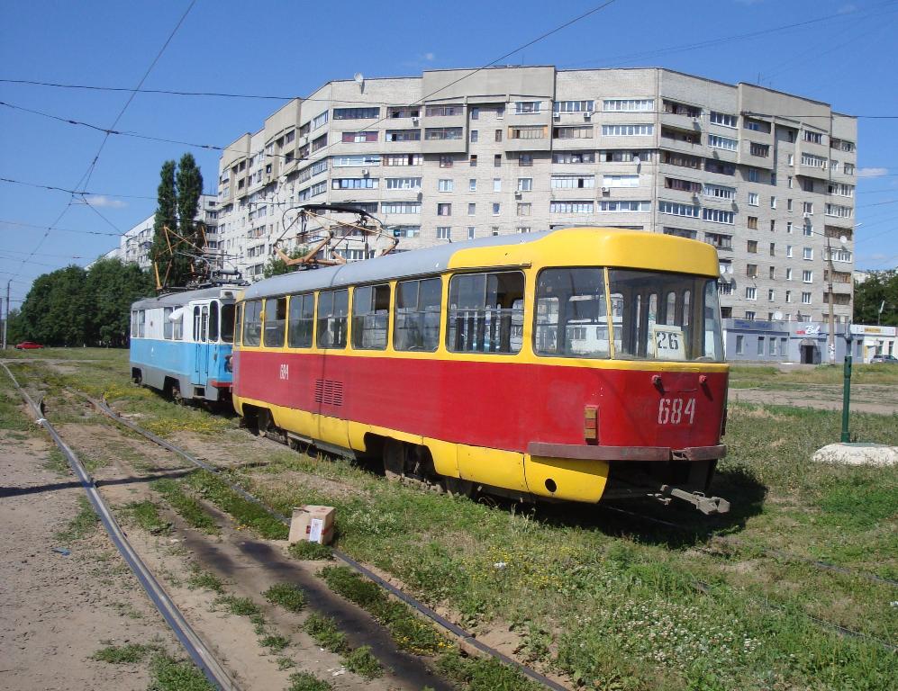 Харьков, Tatra T3SU № 684