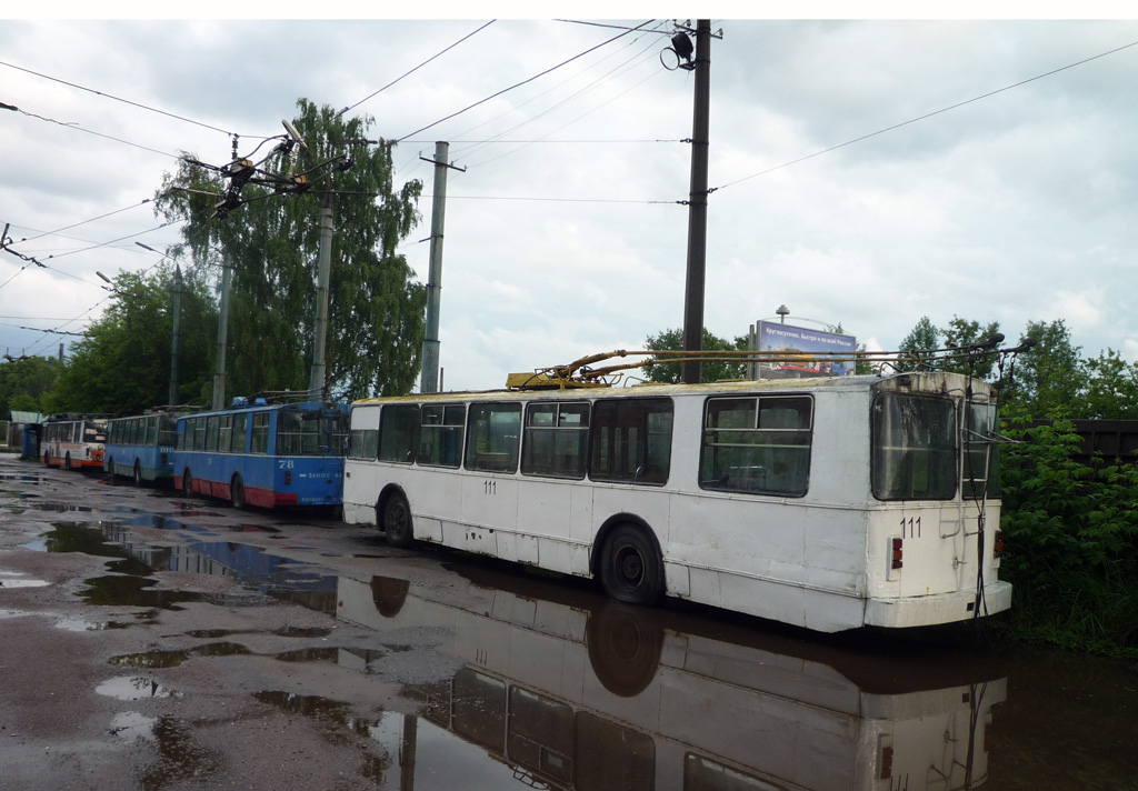 Тверь, ЗиУ-682В-012 [В0А] № 111; Тверь — Троллейбусный парк