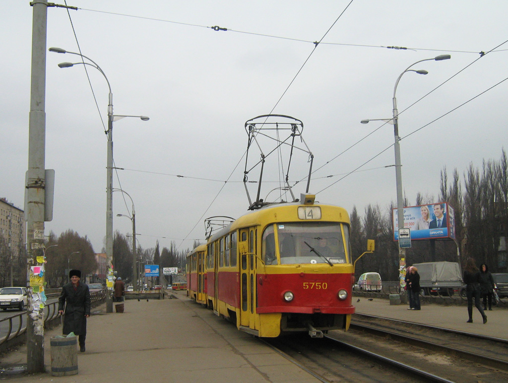 Киев, Tatra T3SU № 5750