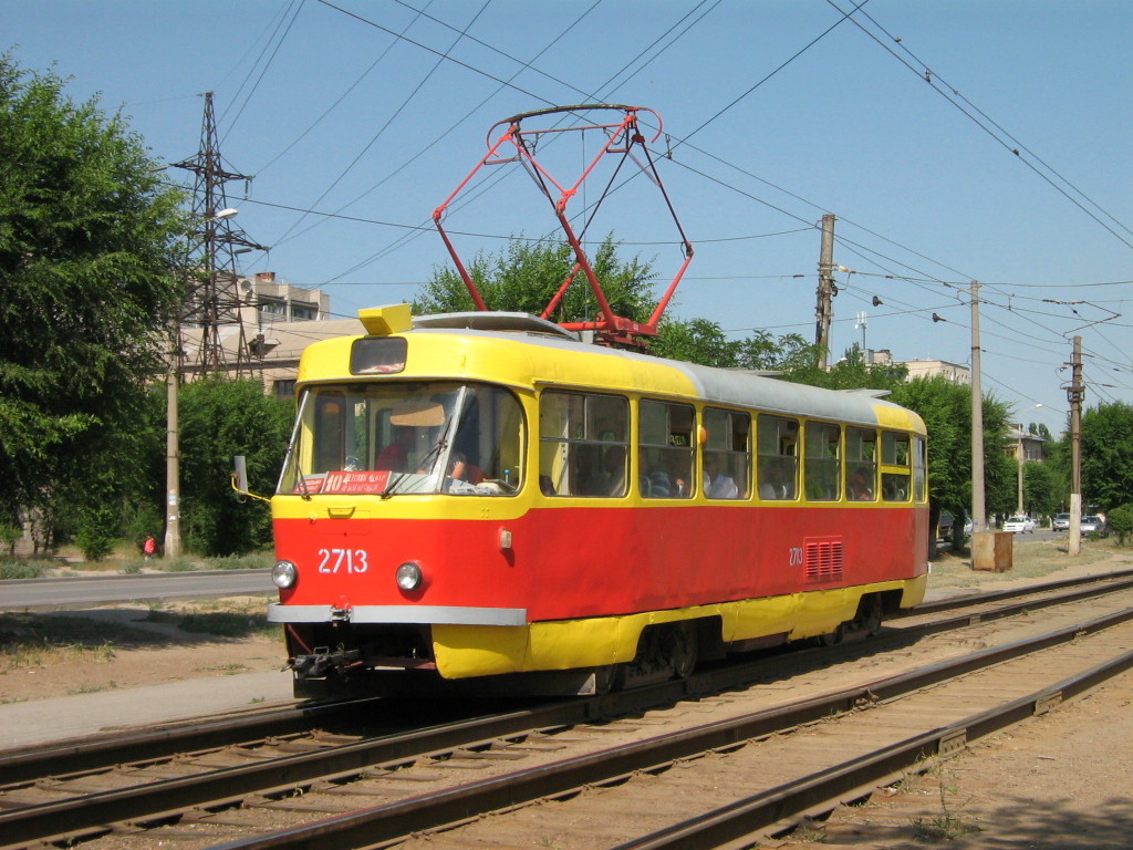 Volgograda, Tatra T3SU № 2713