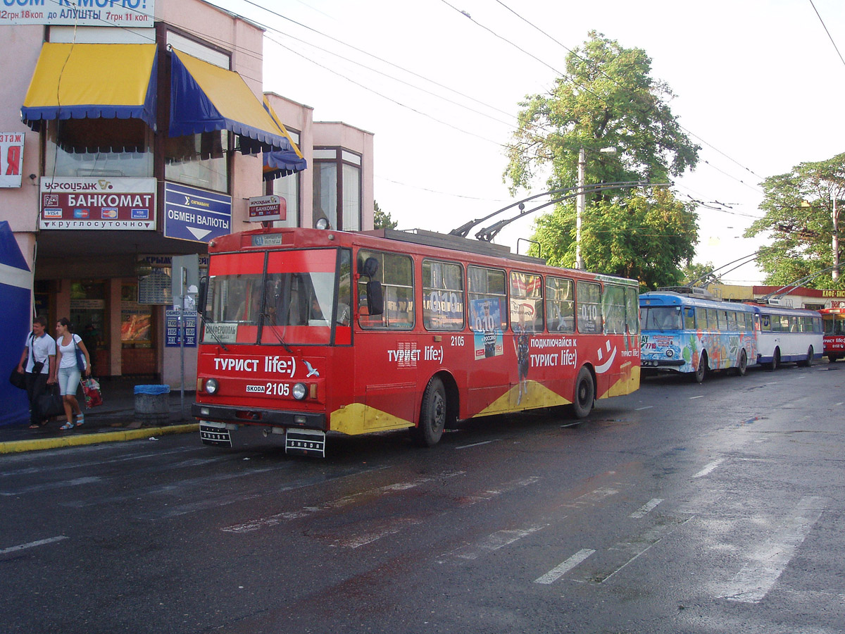Крымский троллейбус, Škoda 14Tr89/6 № 2105