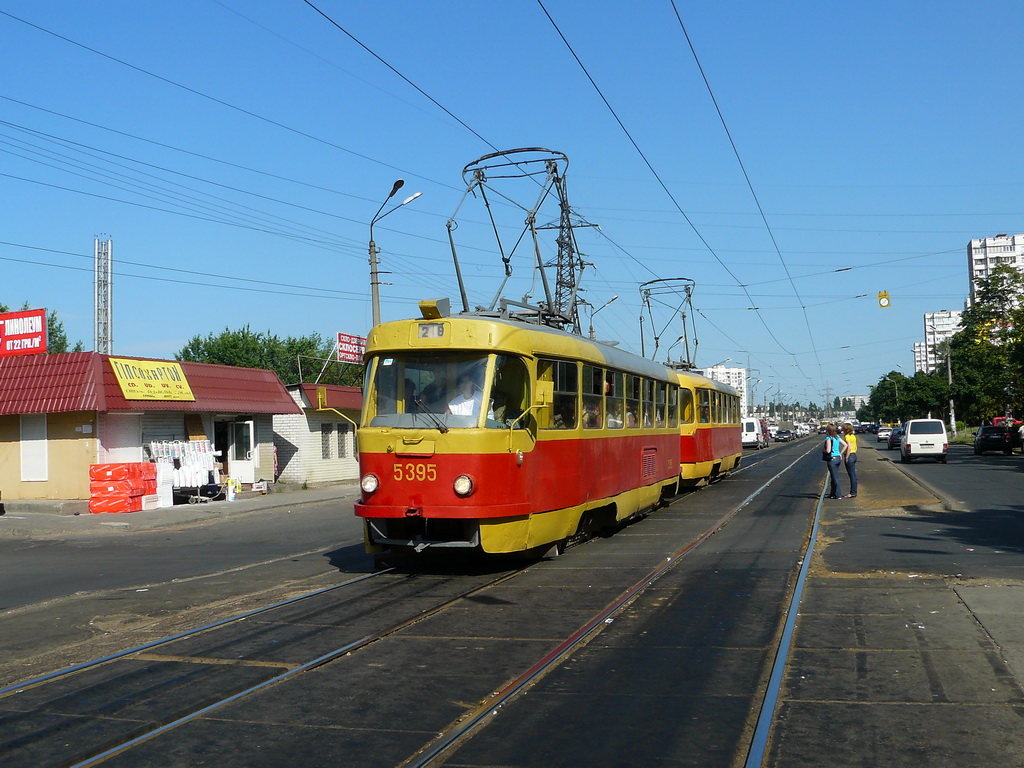 Киев, Tatra T3SU (двухдверная) № 5395