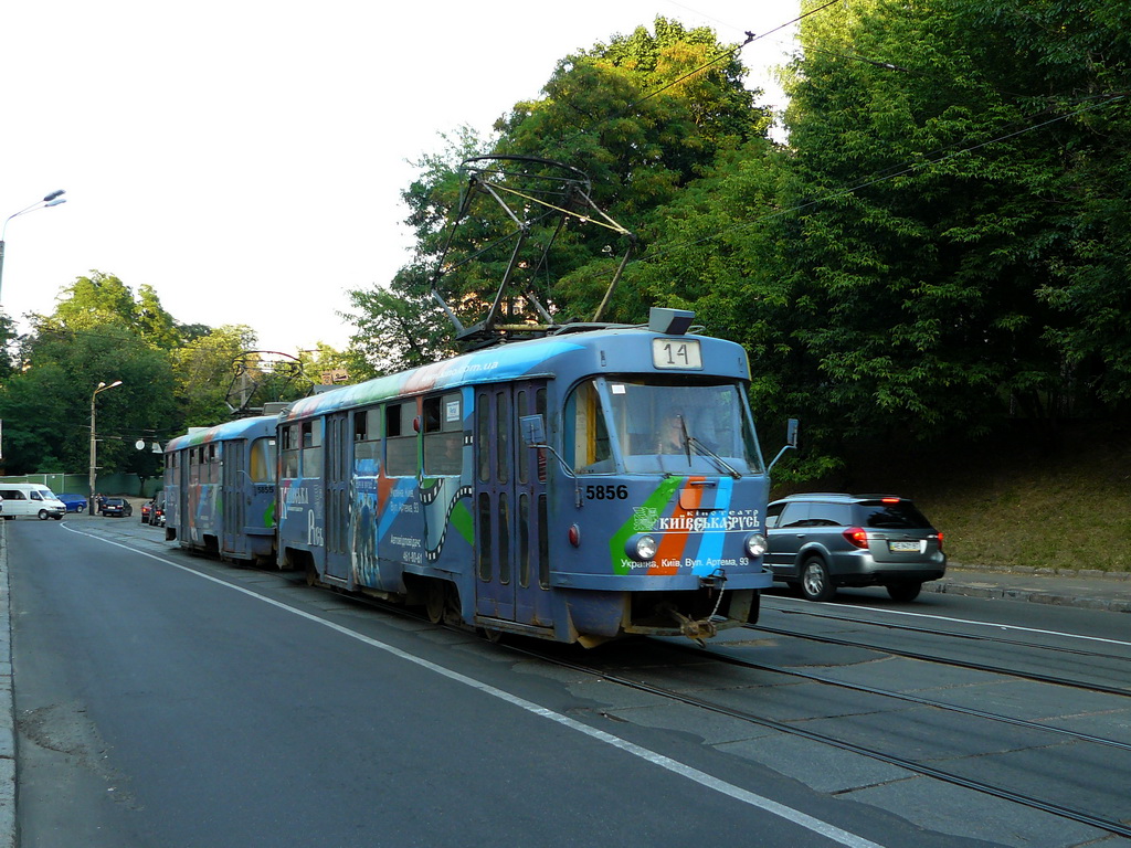 Киев, Tatra T3SU № 5856