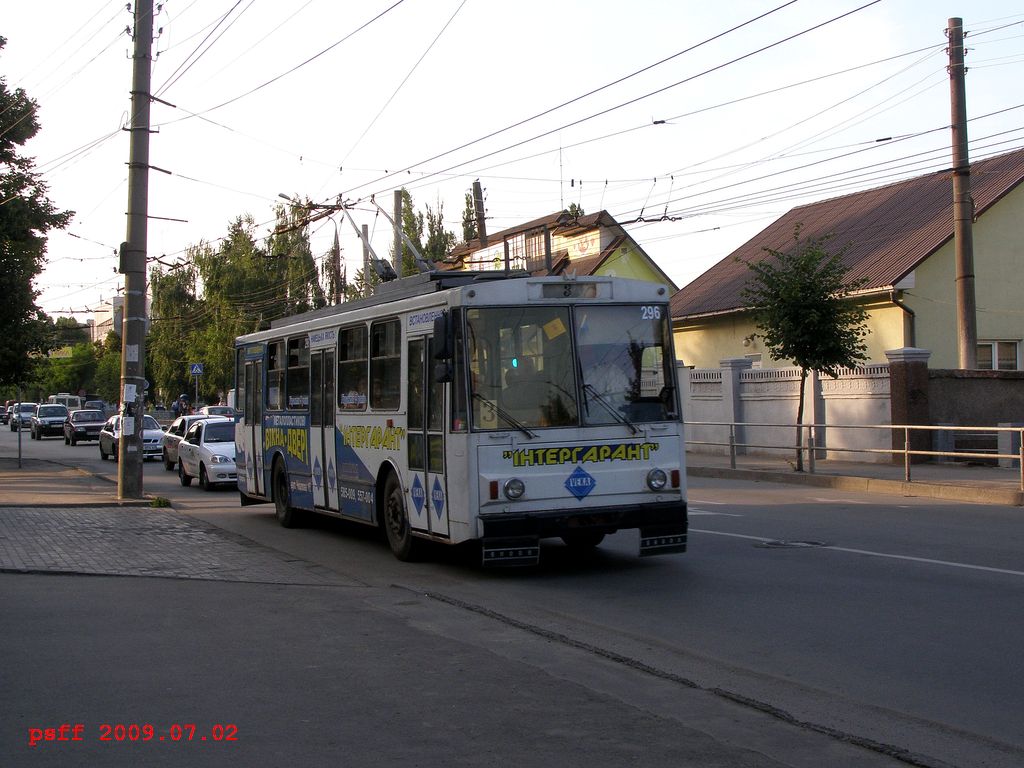 Черновцы, Škoda 14Tr89/6 № 296