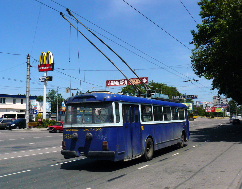 Крымский троллейбус, Škoda 9TrH27 № 3724