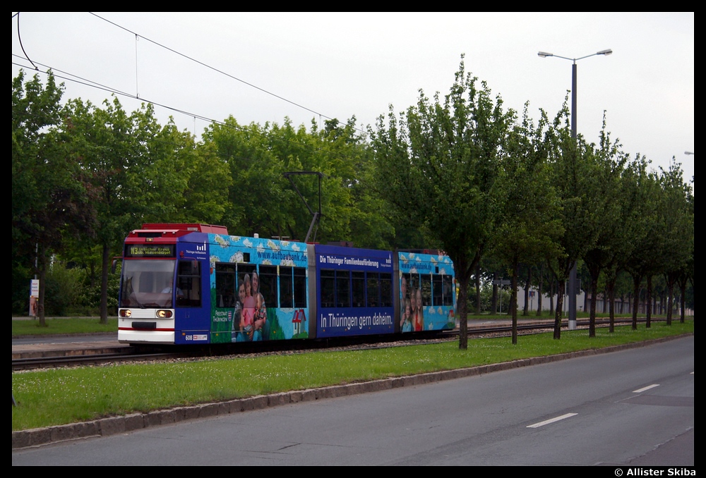 Эрфурт, Duewag MGT6DE № 608