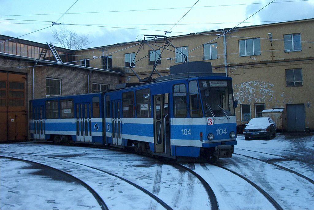 Таллин, Tatra KT4SU № 104
