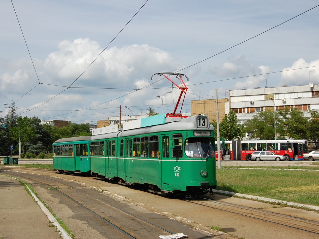 Белград, Duewag GT6 № 632