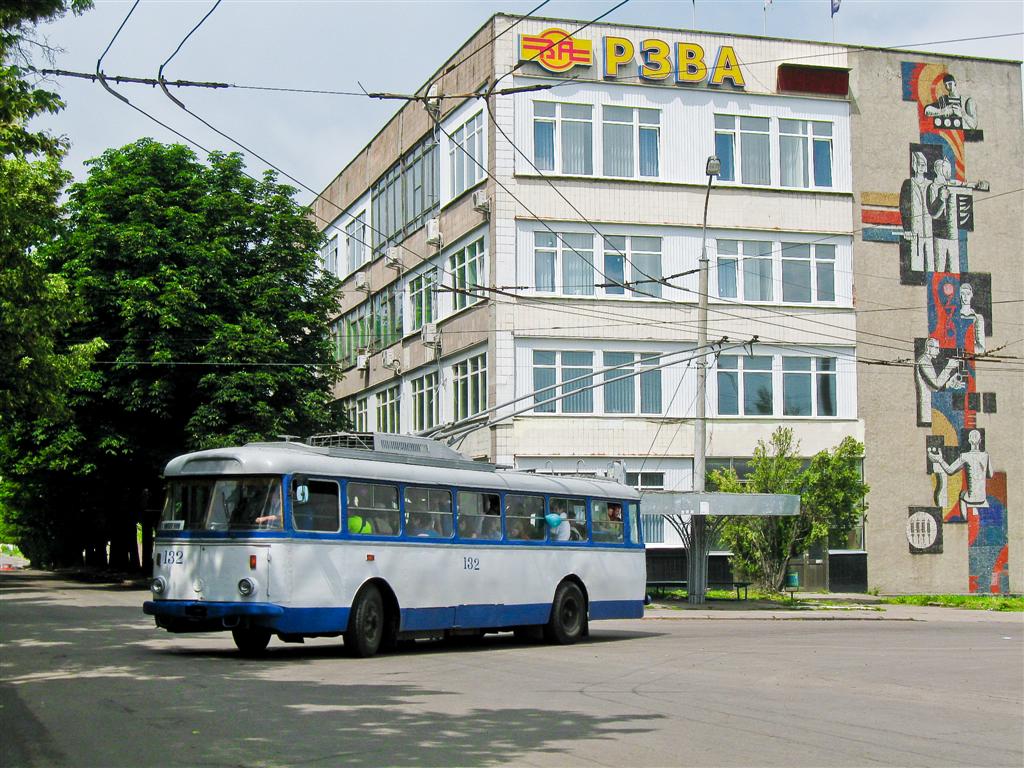 Rivne, Škoda 9TrHT28 № 132; Rivne — 04.07.2009 — Phototravelling 9Tr # 132