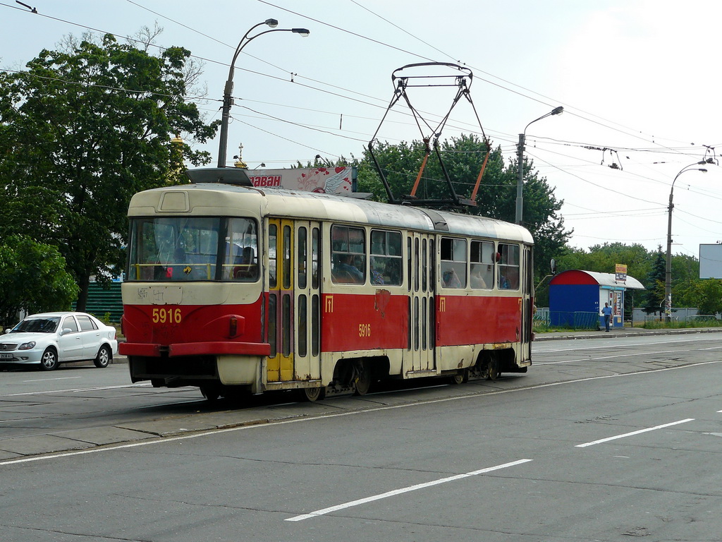 Киев, Tatra T3P № 5916