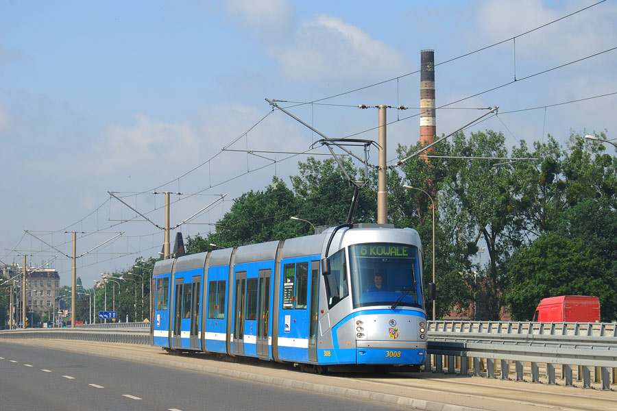 Вроцлав, Škoda 16T Elektra № 3008