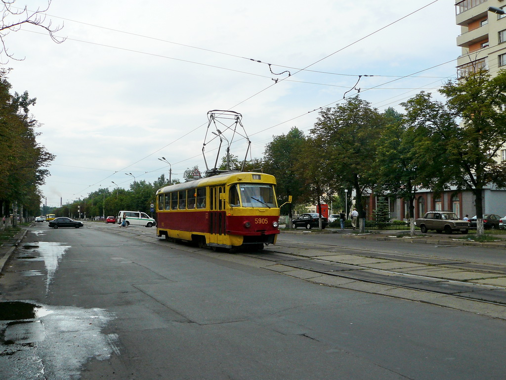 Киев, Tatra T3SU (двухдверная) № 5905