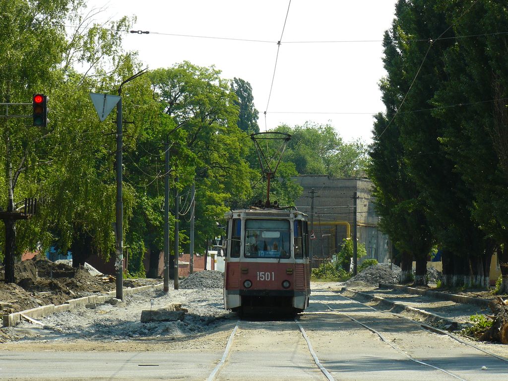 Днепър, 71-605А № 1501; Днепър — Трамвайные сети — Правобережная часть