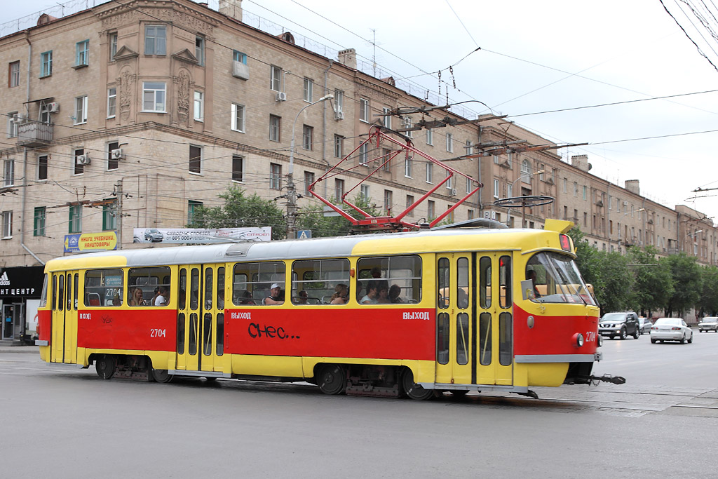 Volgograd, Tatra T3SU # 2704