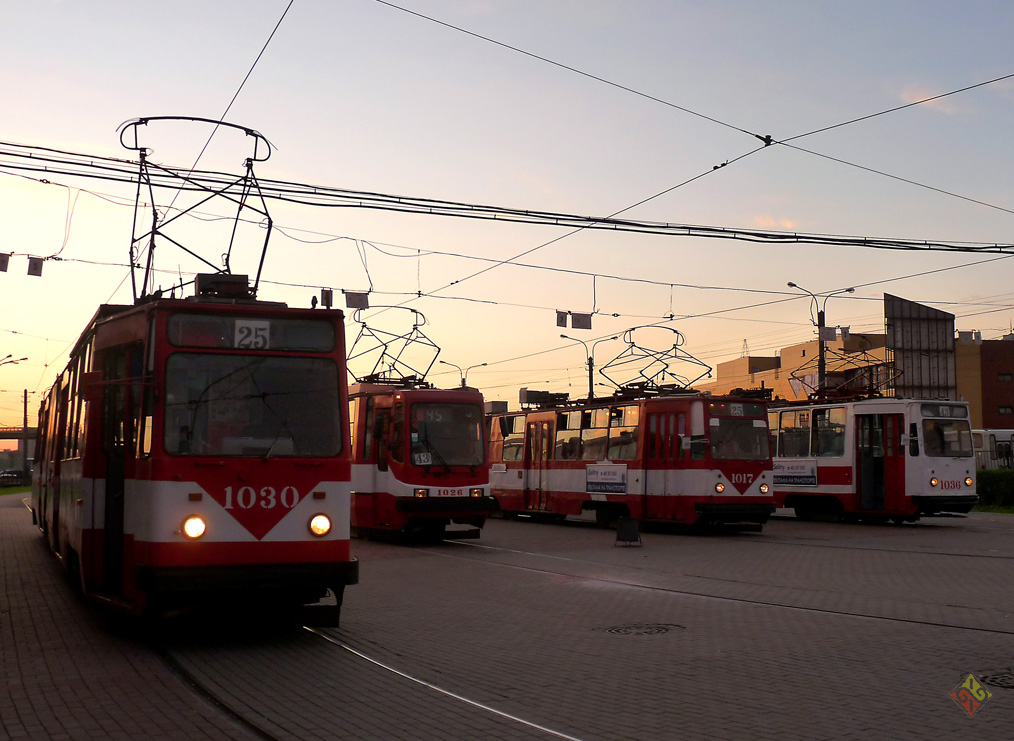 Санкт-Петербург, ЛВС-86К № 1030; Санкт-Петербург — Конечные станции и разворотные кольца