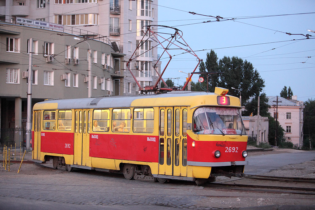 Volgograd, Tatra T3SU № 2692