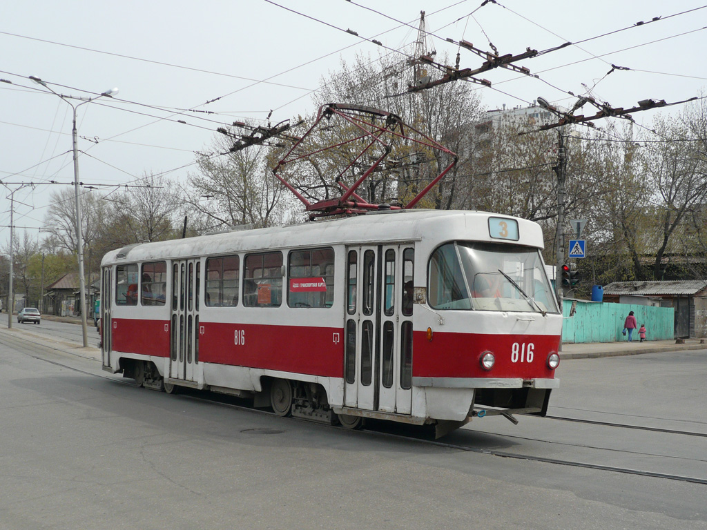 Самара, Tatra T3SU № 816