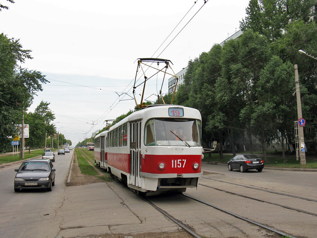 Самара, Tatra T3SU (двухдверная) № 1157 Самара, Tatra T3SU (двухдверная) № 1157