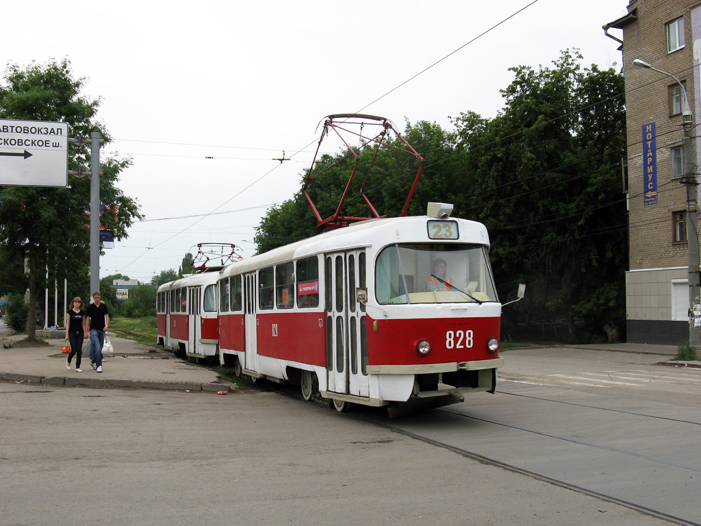 Самара, Tatra T3SU № 828
