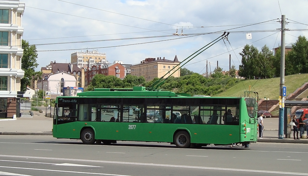 Казань, ВМЗ-5298.01 «Авангард» № 2077 Казань, ВМЗ-5298.01 «Авангард» № 2077