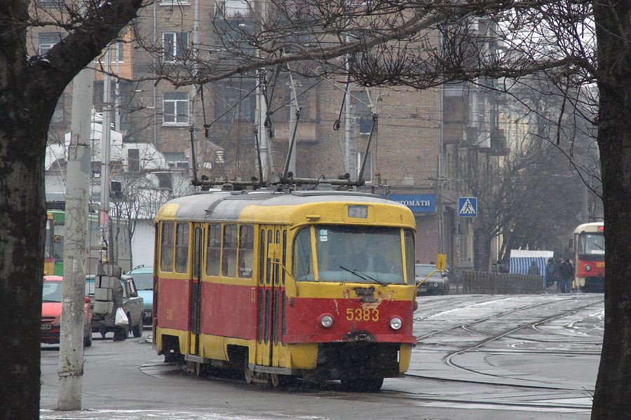Киев, Tatra T3SU № 5383