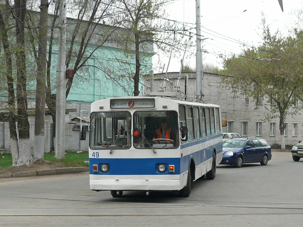 Самара, ЗиУ-682В-012 [В0А] № 49; Самара — Конечные станции и кольца (троллейбус)