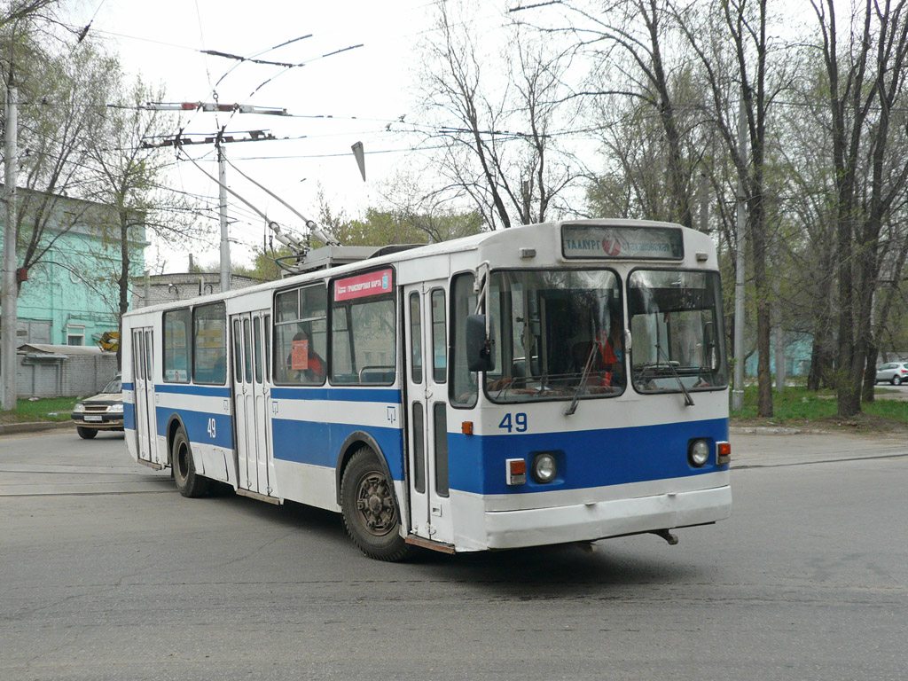 Самара, ЗиУ-682В-012 [В0А] № 49; Самара — Конечные станции и кольца (троллейбус)