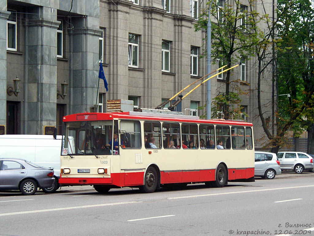 Вильнюс, Škoda 14Tr02/6 № 1503