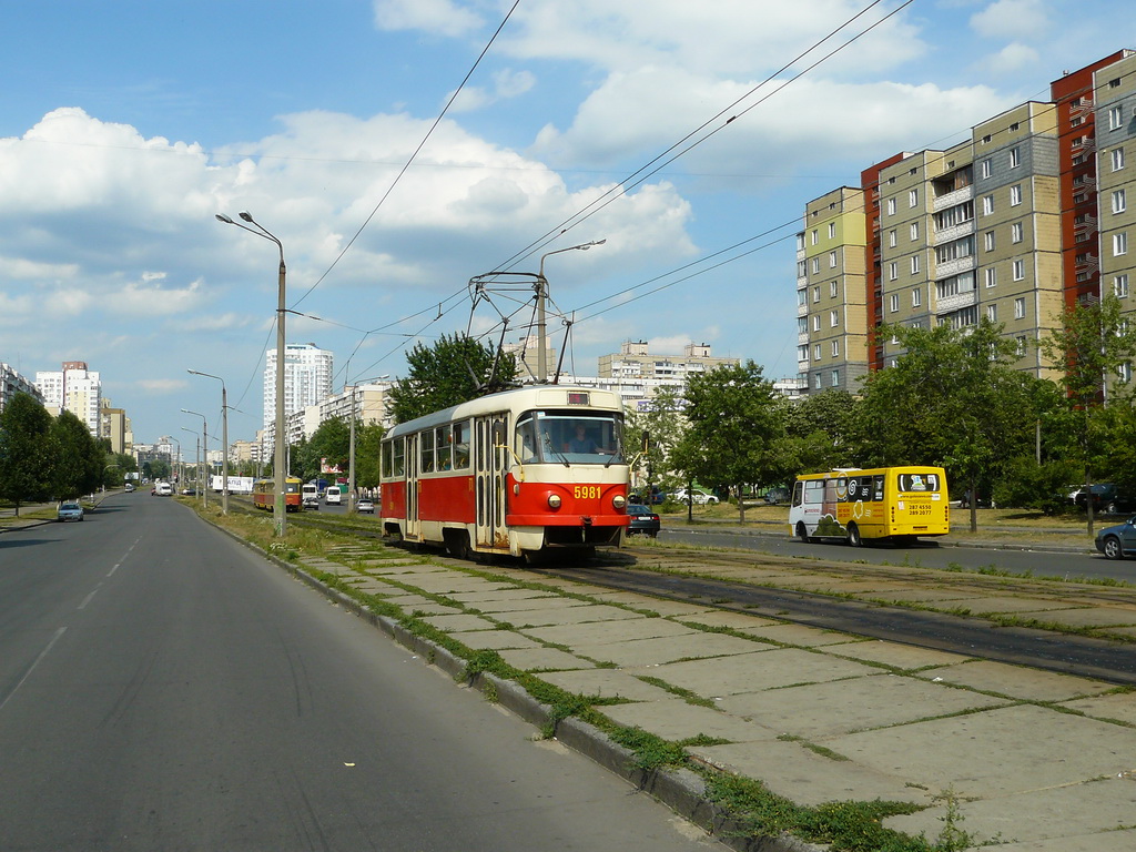 Київ, Tatra T3P № 5981