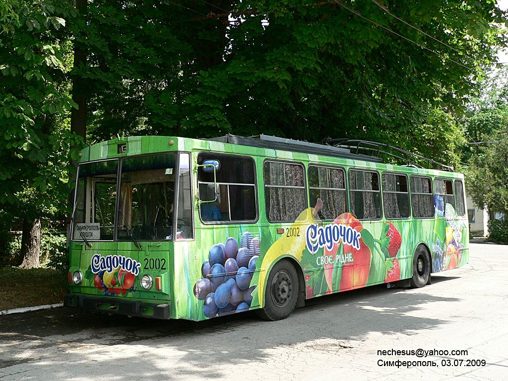 Krimski trolejbus, Škoda 14Tr02/6 č. 2002