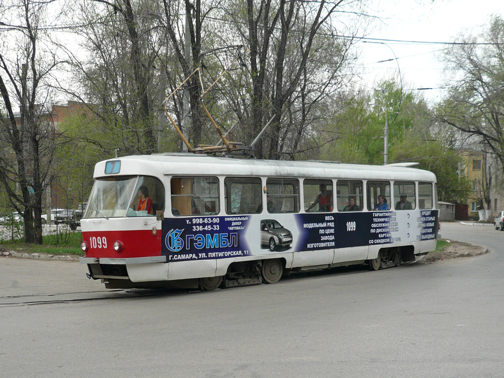 Samara, Tatra T3SU (2-door) Nr 1099; Samara — Terminus stations and loops (tramway)