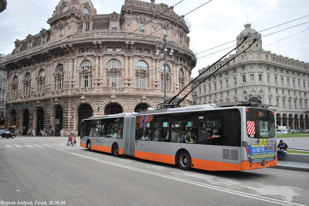 Генуя, Van Hool AG 300T № 2108