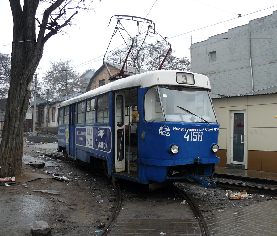 Донецк, Tatra T3SU № 4158