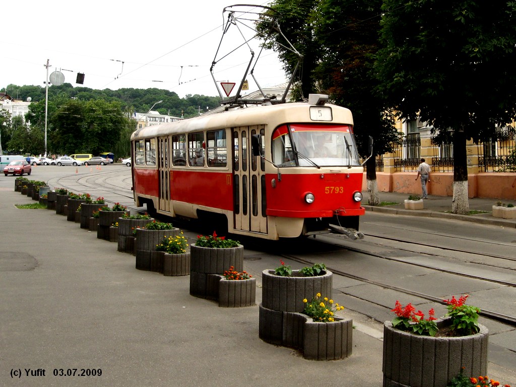 Киев, Tatra T3SU № 5793 Киев, Tatra T3SU № 5793