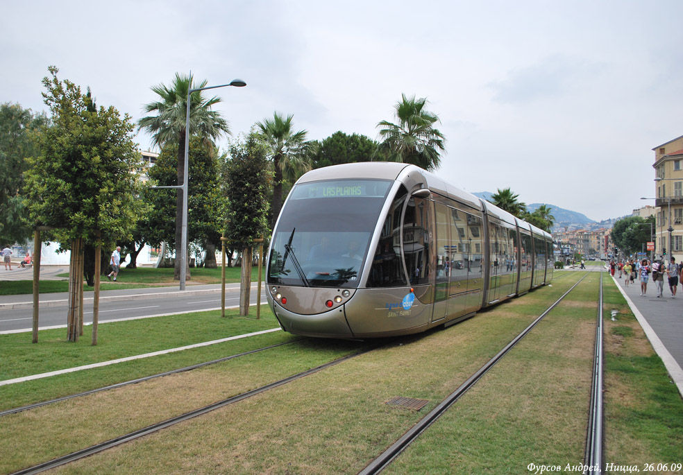 Ницца, Alstom Citadis 302 № 007