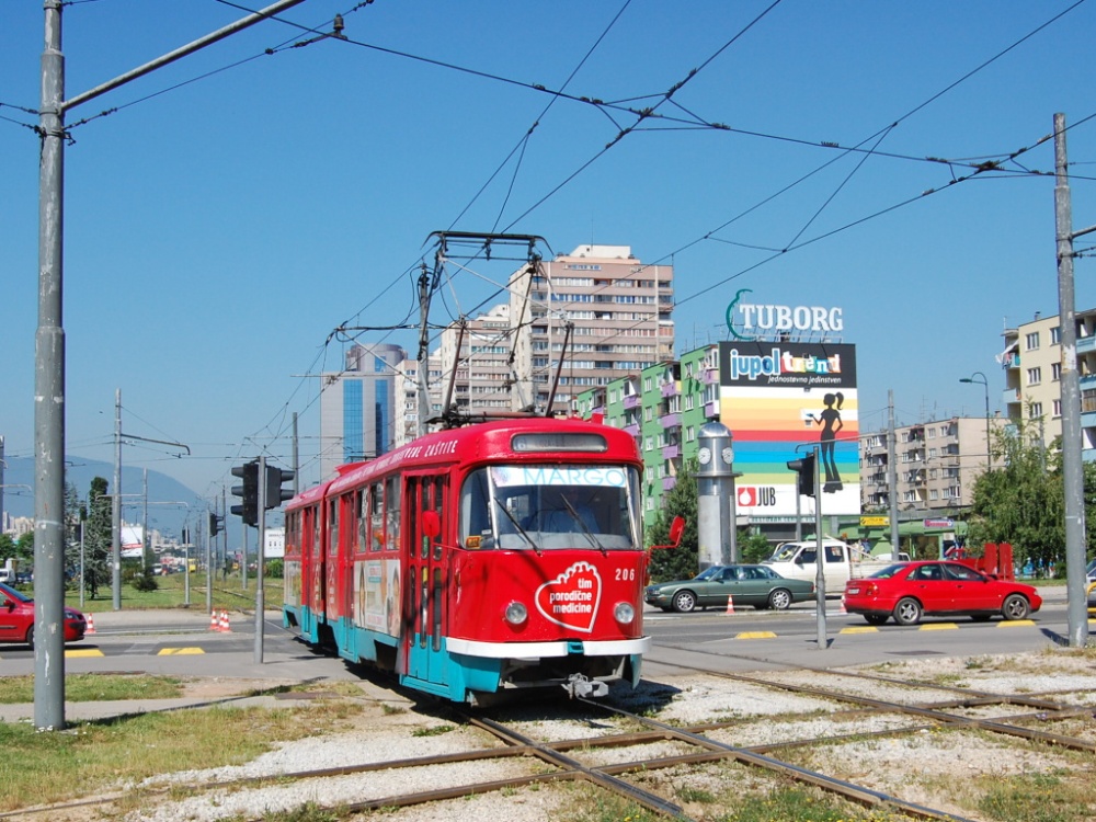Сараево, Tatra K2YU № 206