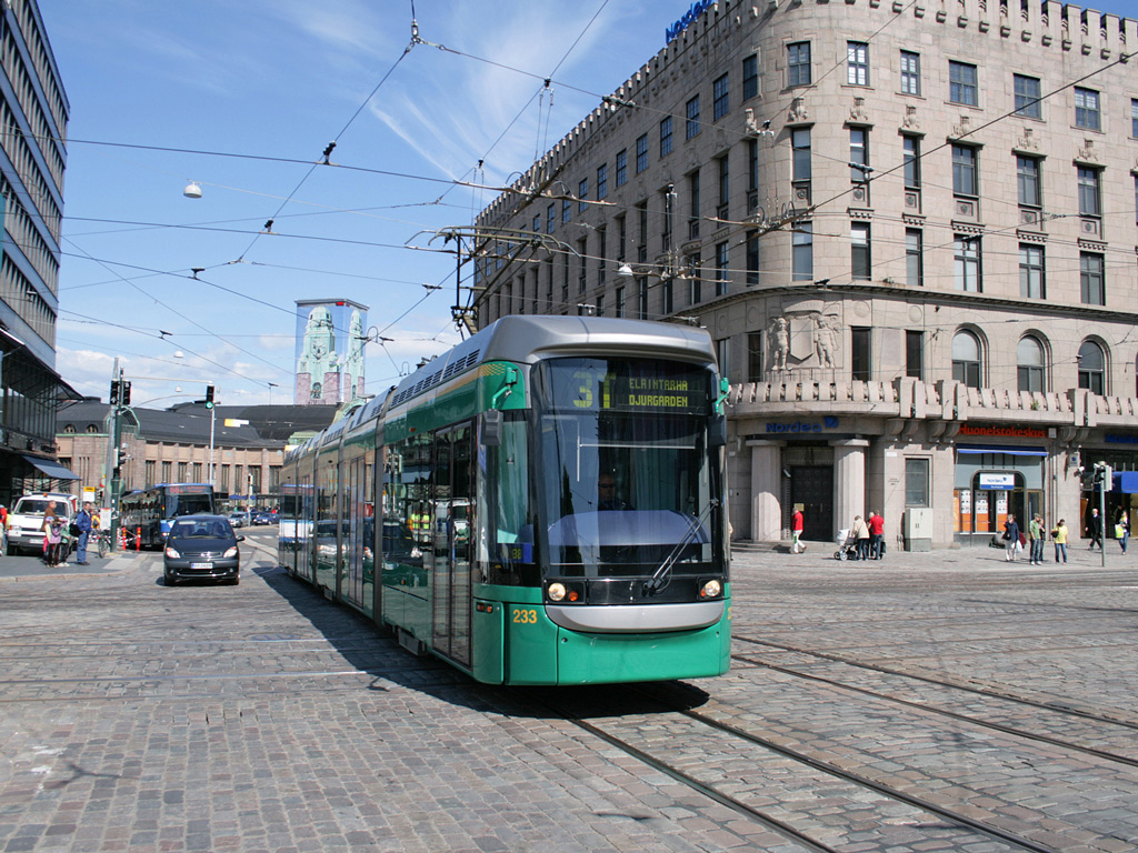Хельсинки — Эспоо, Bombardier Variotram MLRV2 № 233 Хельсинки — Эспоо, Bombardier Variotram MLRV2 № 233