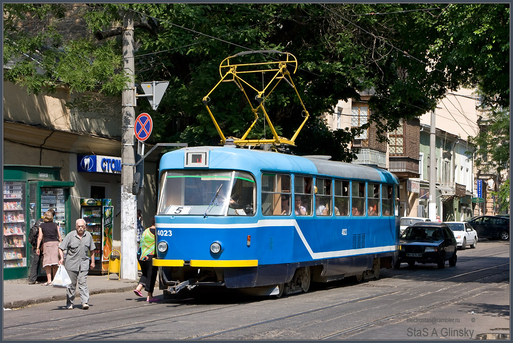 Одесса, Tatra T3R.P № 4023