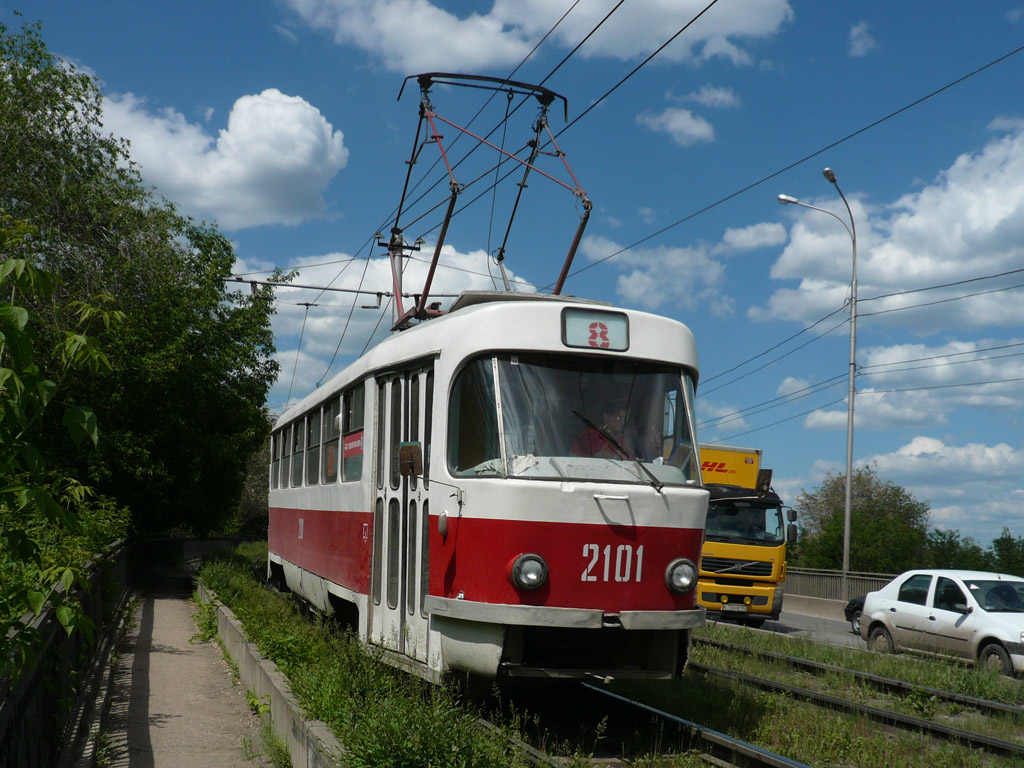 Самара, Tatra T3SU (двухдверная) № 2101