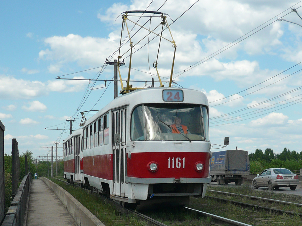 Самара, Tatra T3SU (двухдверная) № 1161