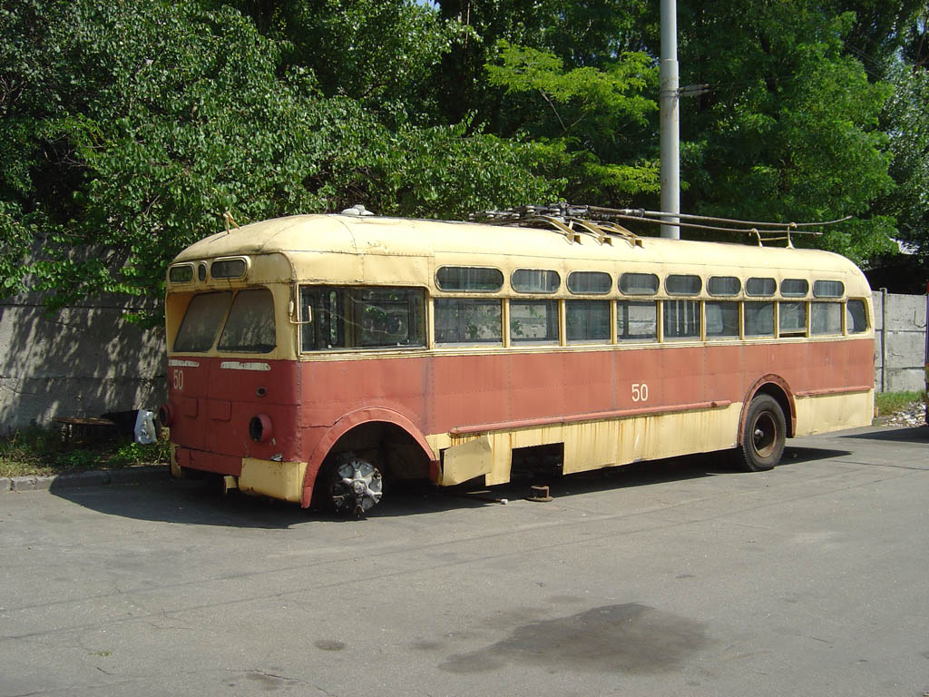 Киев, МТБ-82Д № 50; Киев — Троллейбусные депо: 1. Старая территория на ул. Красноармейской (Большой Васильковской)