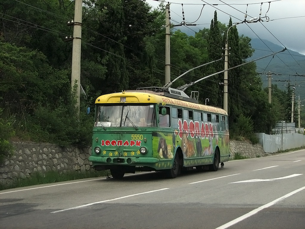 Крымский троллейбус, Škoda 9Tr21 № 5550