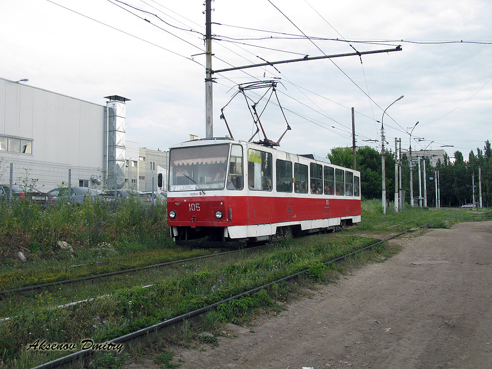 Липецк, Tatra T6B5SU № 105